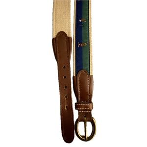 Brooks Brothers belt, golf figures, approx 49 total inches.  Good condition.